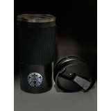 Starbucks Çizgi Desenli Siyah Paslanmaz Çelik Termos - 450 ml Starbucks Çizgi Desenli Siyah Paslanmaz Çelik Termos - 450 ml
