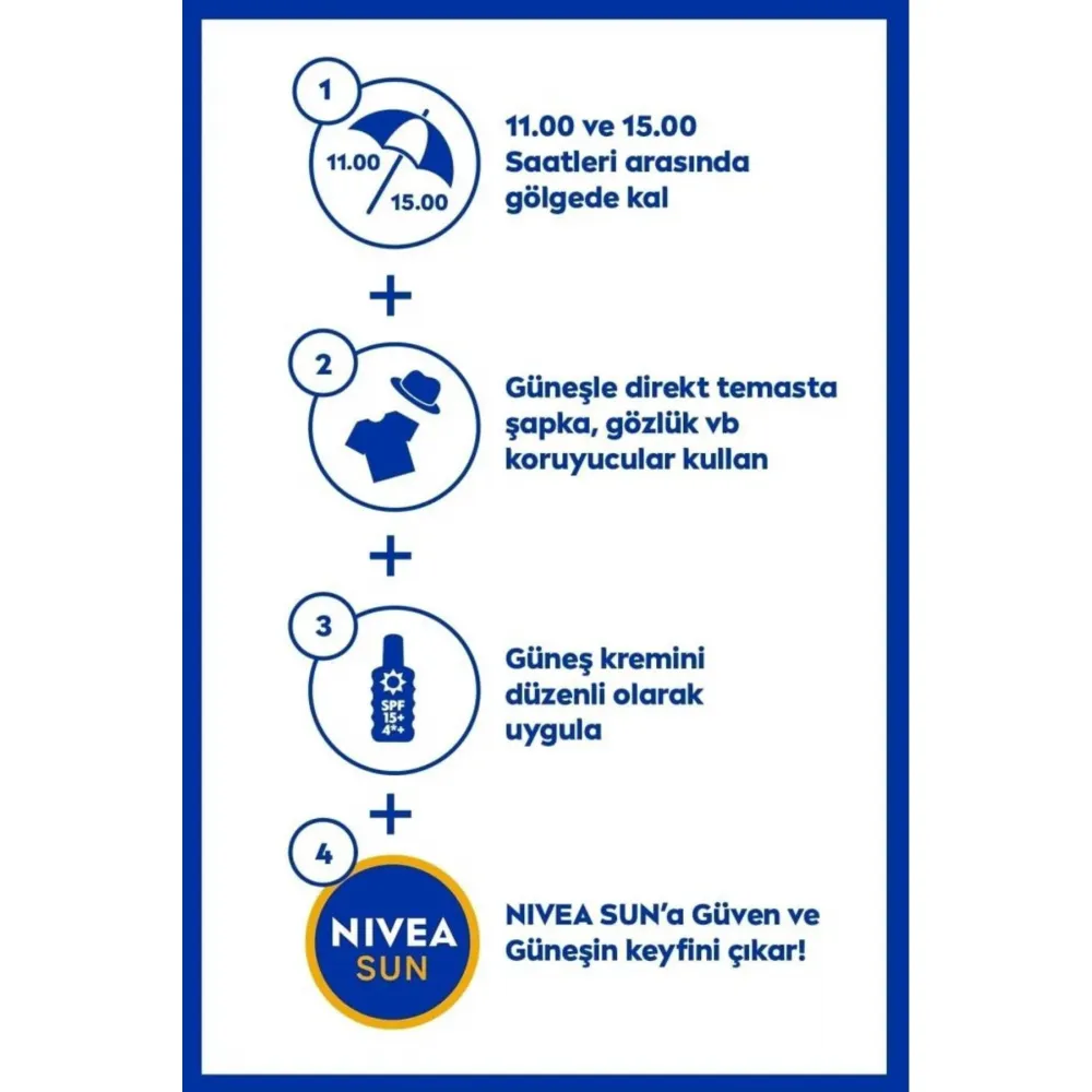 Nivea Sun Koruma & Nem Spf 30+ 200 ml Güneş Spreyi Nivea Sun Koruma & Nem Spf 30+ 200 ml Güneş Spreyi