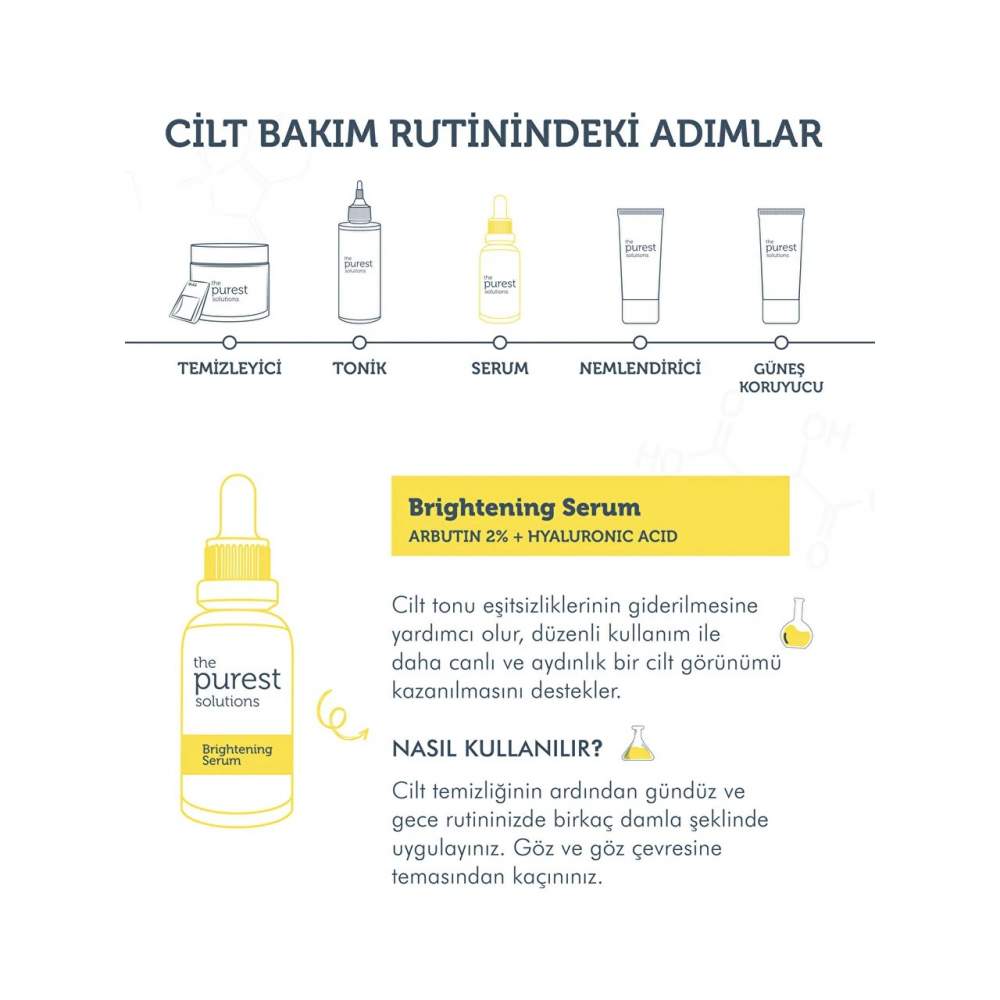The Purest Solutions Arbutin 2% + 30 ml Hyaluronic Acid Brightening Serum The Purest Solutions Arbutin 2% + 30 ml Hyaluronic Acid Brightening Serum