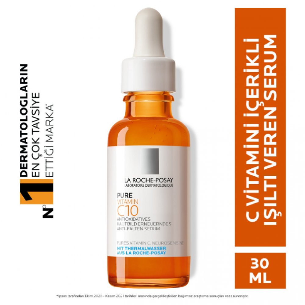 La Roche-Posay 10 ml Pure Vitamin C10 Bakım Serumu La Roche-Posay 10 ml Pure Vitamin C10 Bakım Serumu