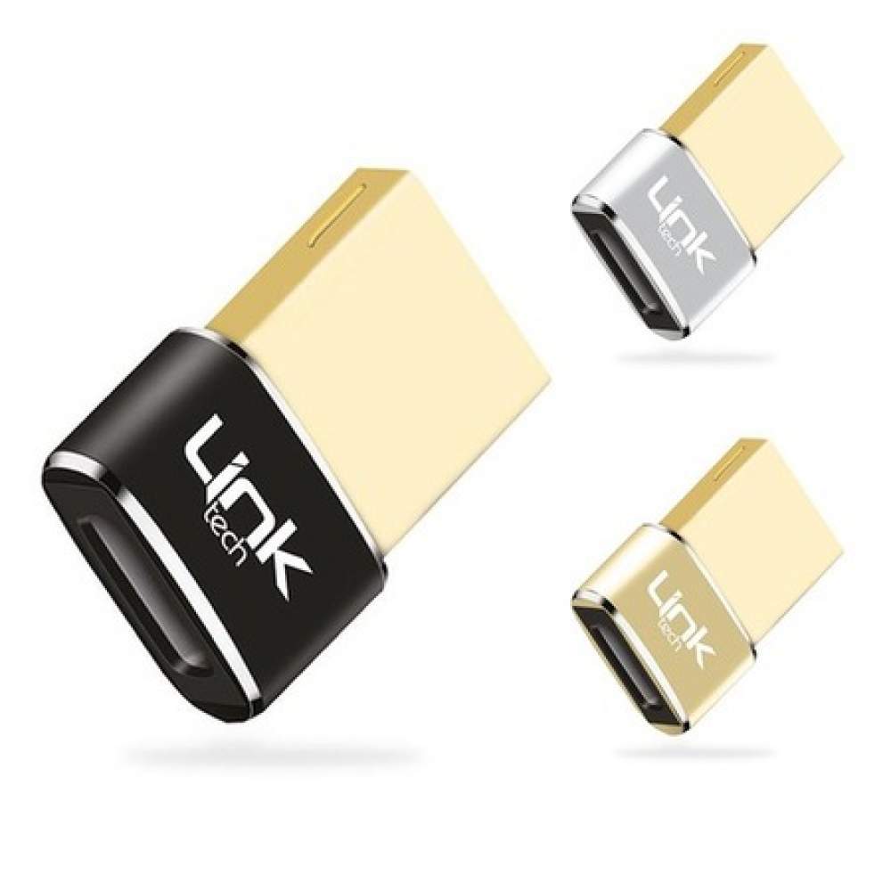 Linktech O191 Type-C - Usb-A Dönüştürücü Metal Adaptör altin-altin Linktech O191 Type-C - Usb-A Dönüştürücü Metal Adaptör altin-altin