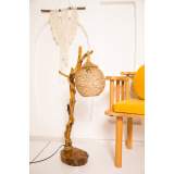 Dekoratif El Yapımı Top Masa Lambası Abajur