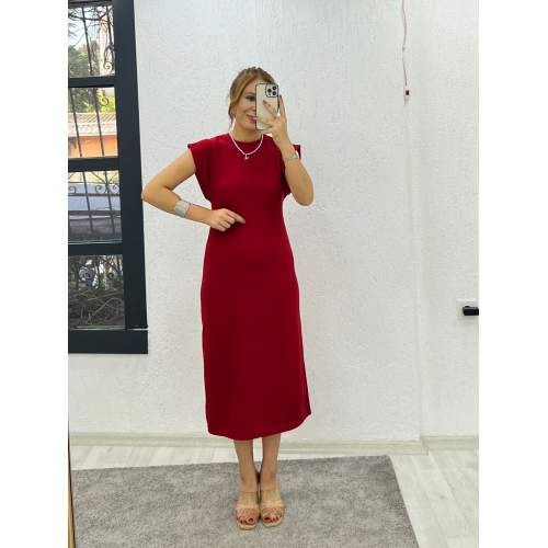 Kadın Bisiklet YakaT-kolmidi Boy Elbise Kadın Bisiklet YakaT-kolmidi Boy Elbise