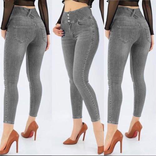 Yüksek Bel Likralı Jean Pantolon 90 Cm Yüksek Bel Likralı Jean Pantolon 90 Cm