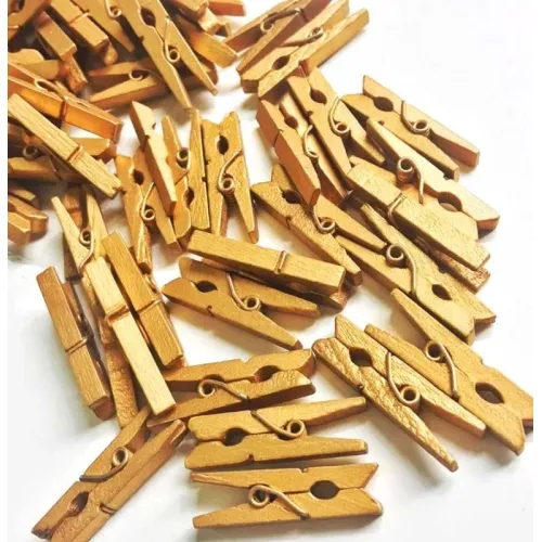 100lü Gold Ahşap Mandal 2.5cm (10lu Paket-1000 Adet) 100lü Gold Ahşap Mandal 2.5cm (10lu Paket-1000 Adet)