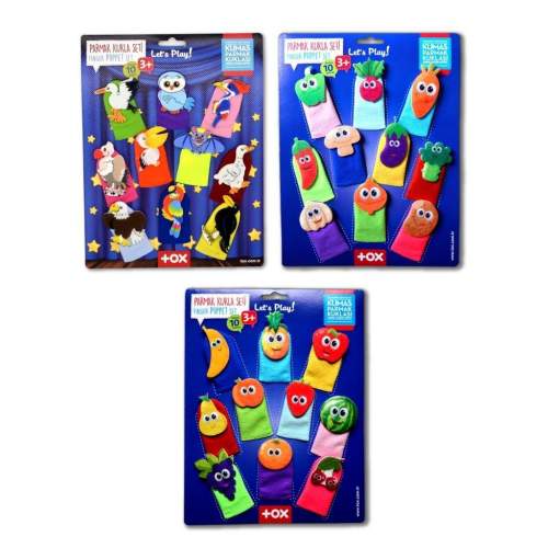 3 Set - 30 Parça Meyveler, Sebzeler ve Uçan Hayvanlar Parmak Kukla 3 Set - 30 Parça Meyveler, Sebzeler ve Uçan Hayvanlar Parmak Kukla