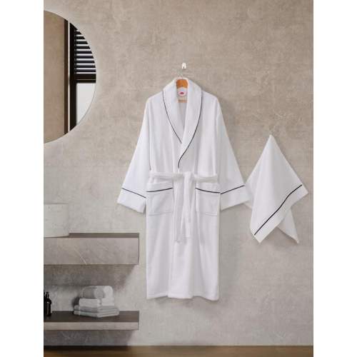 Classic Bornoz Seti Mahur M-L Unisex Classic Bornoz Seti Mahur M-L Unisex