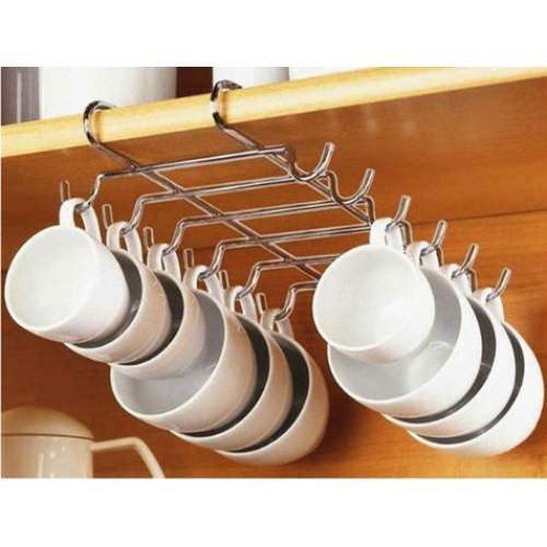 10 Kancalı Portatif Bardak Askılığı 10 Kancalı Portatif Bardak Askılığı