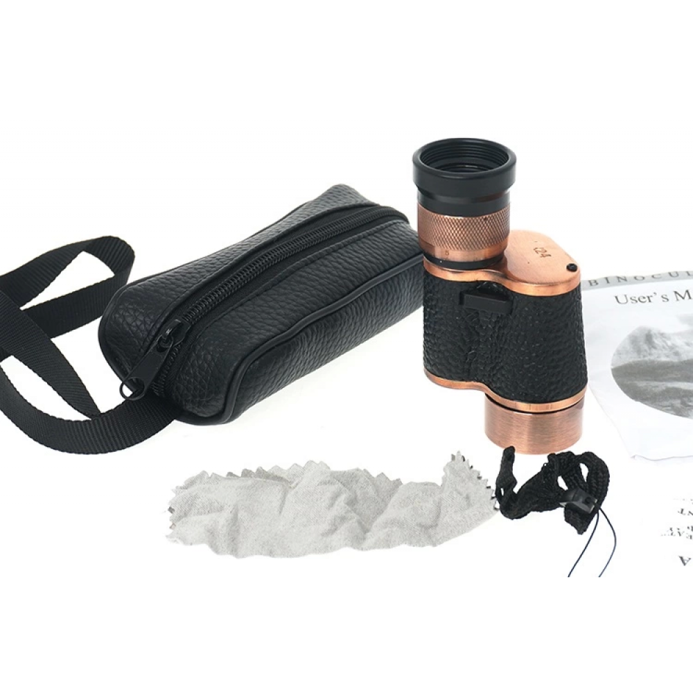 6x24 Baıgısh, Askeri Tarzi Pirinç Ve Deri Kaplamalı, Deri Çantalı Monocular Dürbün Princ 6x24 Baıgısh, Askeri Tarzi Pirinç Ve Deri Kaplamalı, Deri Çantalı Monocular Dürbün Princ