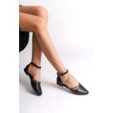 Lisinya948 Tokalı Ortopedik Rahat Taban Taş Detaylı Kadın Babet Ayakkabı ST Siyah Lisinya948 Tokalı Ortopedik Rahat Taban Taş Detaylı Kadın Babet Ayakkabı ST Siyah