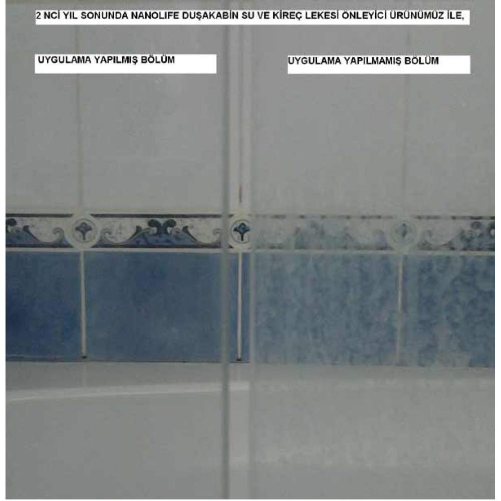 Nanoteknolojik Duşakabin Su Kaydırıcı 2 Yıl Etkili