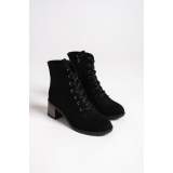 Lisinya948 Bağcıklı Fermuarlı Ortopedik Taban Suya ve Soğuğa Dayanıklı Topuklu Süet Kadın Bot ST Siyah Lisinya948 Bağcıklı Fermuarlı Ortopedik Taban Suya ve Soğuğa Dayanıklı Topuklu Süet Kadın Bot ST Siyah