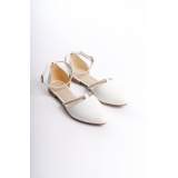 Lisinya948 Tokalı Ortopedik Rahat Taban Taş Detaylı Kadın Babet Ayakkabı KT Beyaz Lisinya948 Tokalı Ortopedik Rahat Taban Taş Detaylı Kadın Babet Ayakkabı KT Beyaz