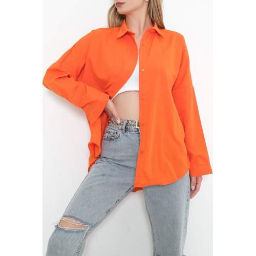 Salaş Gömlek Turuncu1 Salaş Gömlek Turuncu1