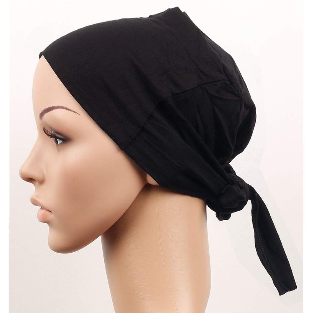Dikişsiz Bağlamalı Tesettür Bone - Bağlamalı Bandana Dikişsiz Bağlamalı Tesettür Bone - Bağlamalı Bandana