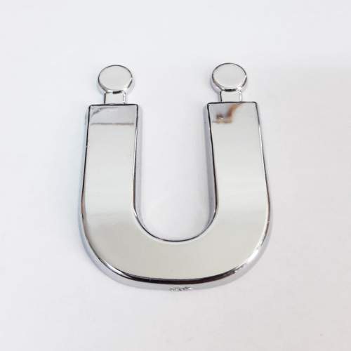 Cemax Ü Harfi 3,75 cm Krom Yapışkanlı Cemax Ü Harfi 3,75 cm Krom Yapışkanlı