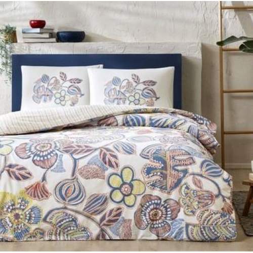 Ranforce Tek Kişilik Nevresim Takımı Cecilia Turkuaz Ranforce Tek Kişilik Nevresim Takımı Cecilia Turkuaz