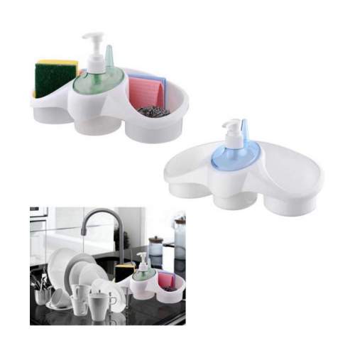 Sünger Hazneli Sıvı Sabunluk - deterjanlık Sünger Hazneli Sıvı Sabunluk - deterjanlık