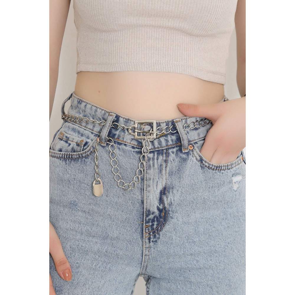 Aksesuar Kemer Gümüş