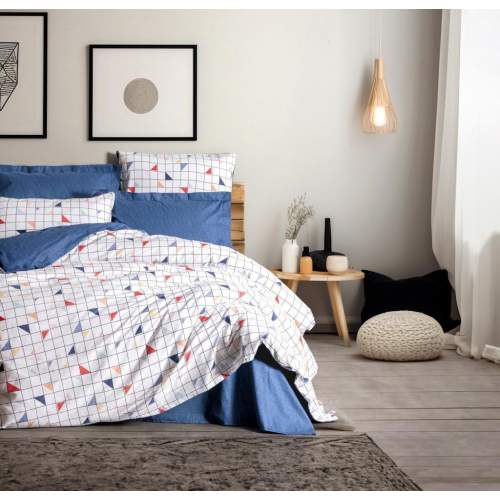 Minimal Çift Kişilik Nevresim Takımı Stew Mavi Minimal Çift Kişilik Nevresim Takımı Stew Mavi