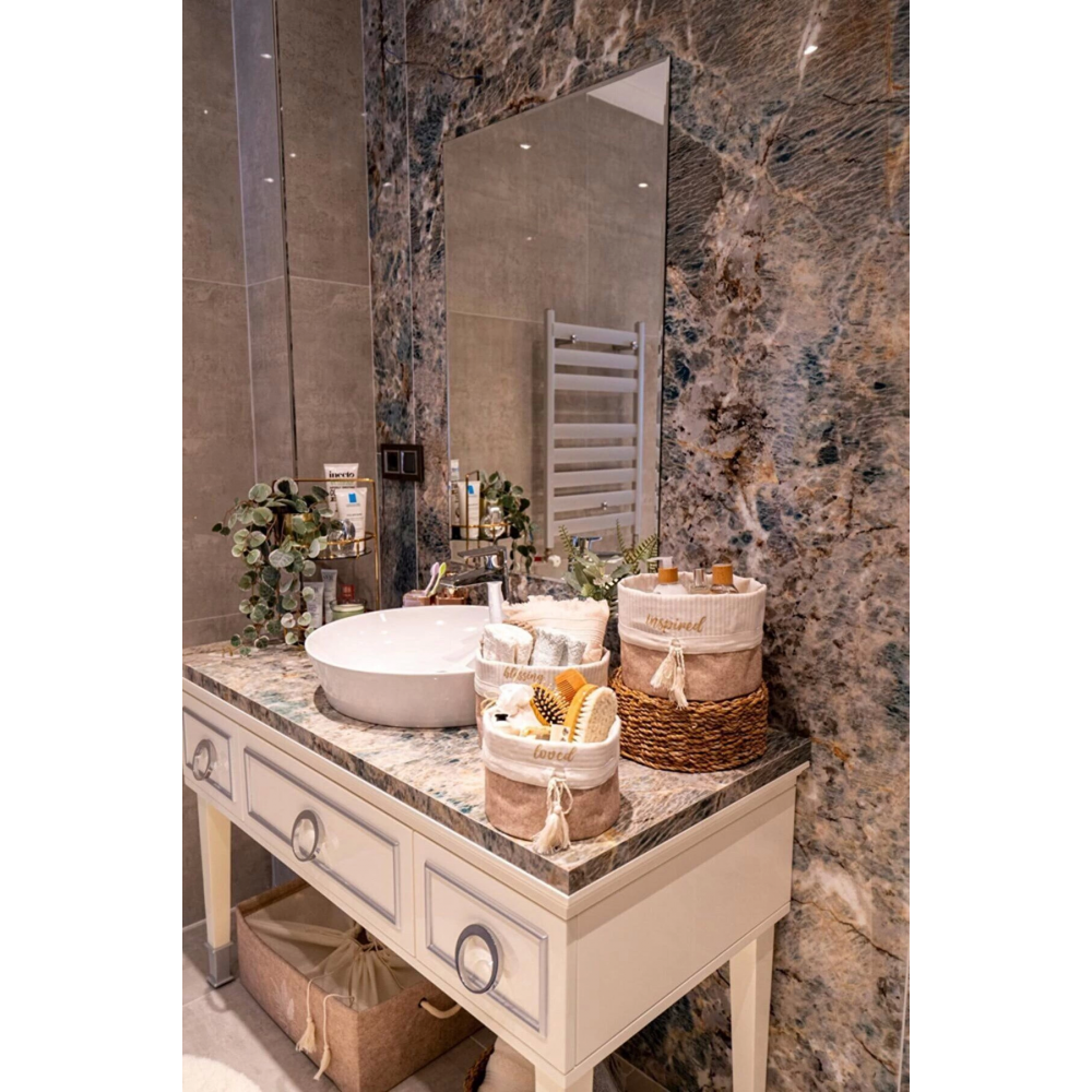 Yuvarlak Katlanabilir Çok Amaçlı Saklama Organizer Kutu Keçe Sepet (maxi) - 03396 Yuvarlak Katlanabilir Çok Amaçlı Saklama Organizer Kutu Keçe Sepet (maxi) - 03396