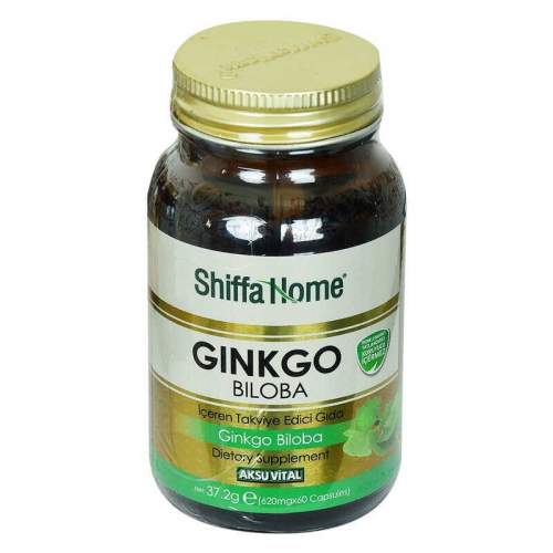 Shiffa Home Ginkgo Biloba Diyet Takviyesi 620 Mg x 60 Kapsül Shiffa Home Ginkgo Biloba Diyet Takviyesi 620 Mg x 60 Kapsül