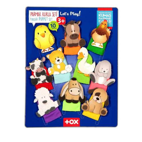 Evcil Hayvanlar 10 Parça Parmak Kukla , Eğitici Oyuncak Evcil Hayvanlar 10 Parça Parmak Kukla , Eğitici Oyuncak