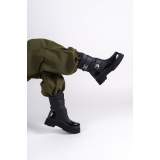 Lisinya948 Cırt Cırtlı Suya ve Soğuğa Dayanıklı Paraşüt Kumaş Rugan Kadın Bot ST Siyah Lisinya948 Cırt Cırtlı Suya ve Soğuğa Dayanıklı Paraşüt Kumaş Rugan Kadın Bot ST Siyah