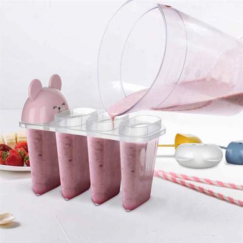 Sevimli Figürlü Meybuz Dondurma Kalıpları 4 Adet Sevimli Figürlü Meybuz Dondurma Kalıpları 4 Adet