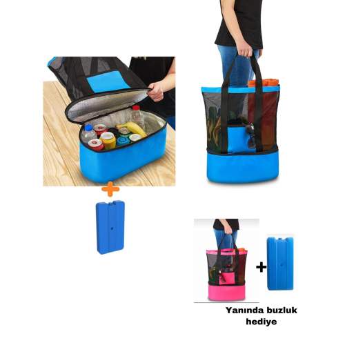 Termos Çanta - Piknik Çantası Plaj Çantası MEGA Boy / Buz Aküsü Hediyeli Termos Çanta - Piknik Çantası Plaj Çantası MEGA Boy / Buz Aküsü Hediyeli