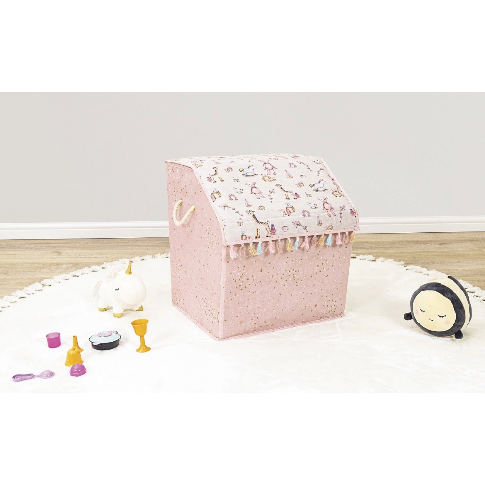 Baby Püsküllü Köşeli Kapaklı Kutu Düzenleyici Çok Amaçlı Organizer Kutu (pembe) Baby Püsküllü Köşeli Kapaklı Kutu Düzenleyici Çok Amaçlı Organizer Kutu (pembe)