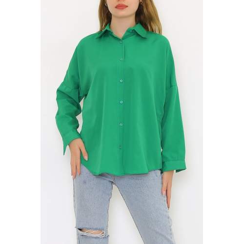 Salaş Gömlek Yeşil1 Salaş Gömlek Yeşil1