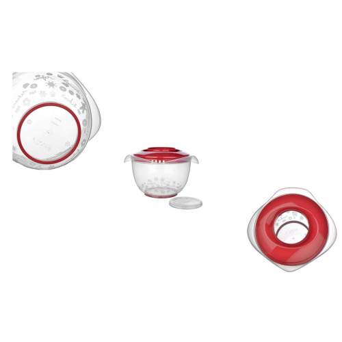 Mikser Kabı 3 Lt Özel Koruma Kapaklı Sıçratmayan Mikser Kabı 3 Lt Özel Koruma Kapaklı Sıçratmayan