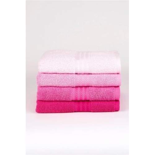 4´lü 50x90 Havlu Seti Pembe
