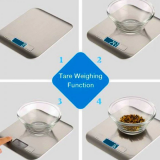 Dijital Mutfak Terazisi Paslanmaz Çelik Elektronik Lcd Ağırlık 5 Kg Ölçeklii Pişirme Ölçü Aleti Dijital Mutfak Terazisi Paslanmaz Çelik Elektronik Lcd Ağırlık 5 Kg Ölçeklii Pişirme Ölçü Aleti