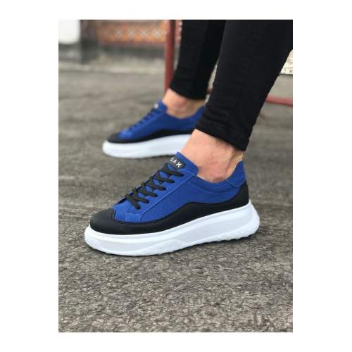 Siyah Mavi Erkek Ayakkabı Siyah Mavi Erkek Ayakkabı