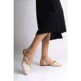 Lisinya948 Lastikli Ortopedik Rahat Taban Taş Detaylı Kadın Babet Ayakkabı KT Krem Lisinya948 Lastikli Ortopedik Rahat Taban Taş Detaylı Kadın Babet Ayakkabı KT Krem