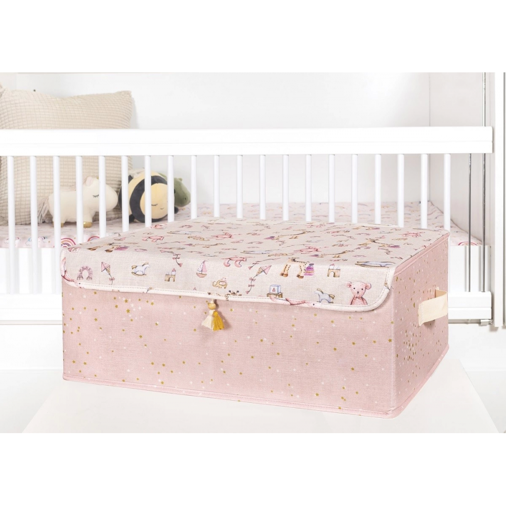 Baby Püsküllü Kapaklı Kutu Düzenleyici Çok Amaçlı Organizer Kutu Baza Boy (pembe) -04249 Baby Püsküllü Kapaklı Kutu Düzenleyici Çok Amaçlı Organizer Kutu Baza Boy (pembe) -04249