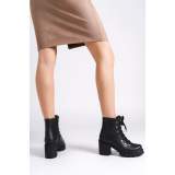 Lisinya948 Bağcıklı Fermuarlı Ortopedik Taban Suya ve Soğuğa Dayanıklı Topuklu Cilt Kadın Bot ST Siyah Lisinya948 Bağcıklı Fermuarlı Ortopedik Taban Suya ve Soğuğa Dayanıklı Topuklu Cilt Kadın Bot ST Siyah