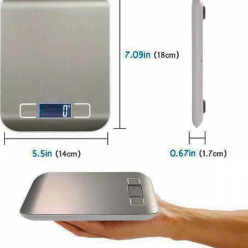 Dijital Mutfak Terazisi Paslanmaz Çelik Elektronik Lcd Ağırlık 5 Kg Ölçeklii Pişirme Ölçü Aleti Dijital Mutfak Terazisi Paslanmaz Çelik Elektronik Lcd Ağırlık 5 Kg Ölçeklii Pişirme Ölçü Aleti