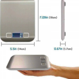 Dijital Mutfak Terazisi Paslanmaz Çelik Elektronik Lcd Ağırlık 5 Kg Ölçeklii Pişirme Ölçü Aleti Dijital Mutfak Terazisi Paslanmaz Çelik Elektronik Lcd Ağırlık 5 Kg Ölçeklii Pişirme Ölçü Aleti