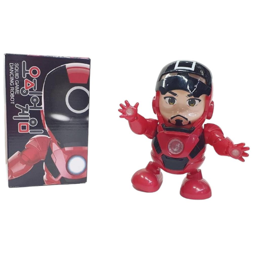 Squid Game iron Man Işıklı Sesli Çarp-Dön Robot - 0138-9 (Lisinya) Squid Game iron Man Işıklı Sesli Çarp-Dön Robot - 0138-9 (Lisinya)