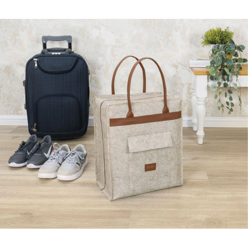 Deri Kulplu Ayakkabı Seyahat Çantası 04263 Deri Kulplu Ayakkabı Seyahat Çantası 04263