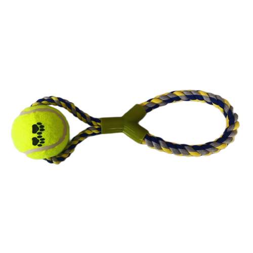 Tenis Toplu Y Şekilli Köpek Oyuncağı 7-27 cm Mavi Tenis Toplu Y Şekilli Köpek Oyuncağı 7-27 cm Mavi