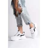 Lisinya948 Bağcıklı Ortopedik Taban Triko Detaylı Kadın Spor Ayakkabı BT Beyaz/Siyah Lisinya948 Bağcıklı Ortopedik Taban Triko Detaylı Kadın Spor Ayakkabı BT Beyaz/Siyah