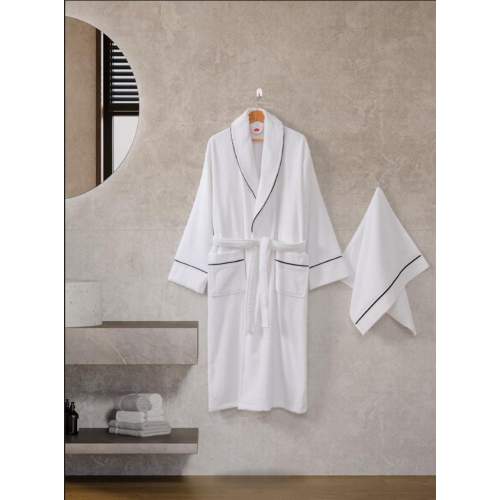 Classic Bornoz Seti Mahur L-XL Unisex Classic Bornoz Seti Mahur L-XL Unisex