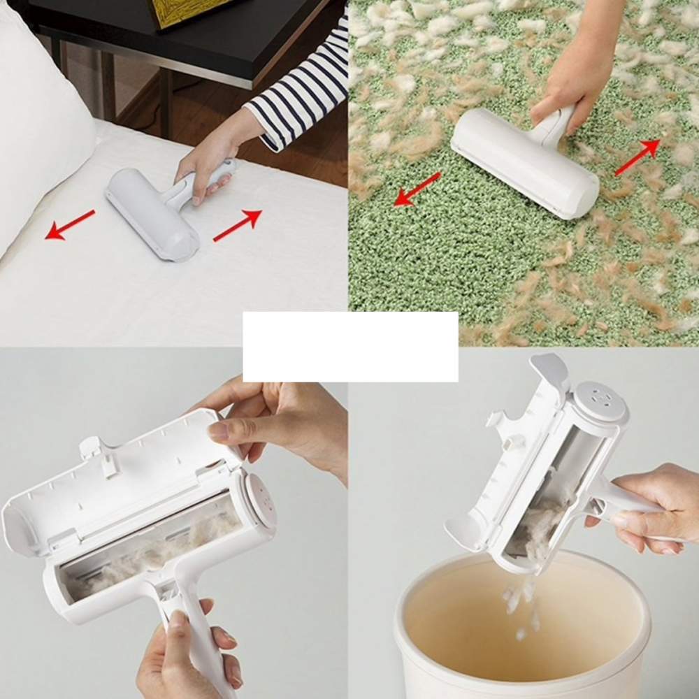 Hazneli Tüy Toplama Rulosu Evcil Hayvan - Elbise Kıl Tüy Toplayıcı - Tarak Hediyeli Hazneli Tüy Toplama Rulosu Evcil Hayvan - Elbise Kıl Tüy Toplayıcı - Tarak Hediyeli