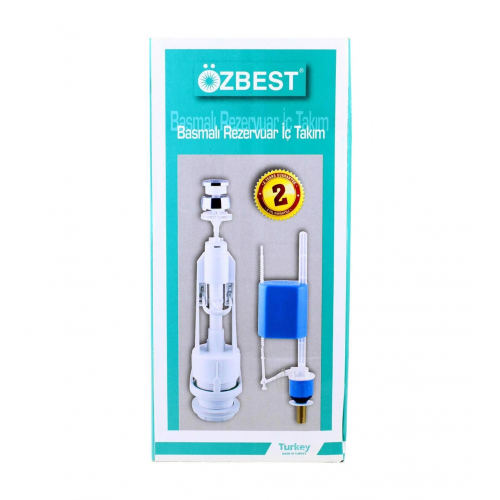 Özbest Su Tasarruflu Basmalı Klozet Rezervuar İç Takımı - Uyumlu Ve Dayanıklı Özbest Su Tasarruflu Basmalı Klozet Rezervuar İç Takımı - Uyumlu Ve Dayanıklı
