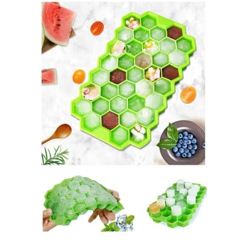 37 Bölmeli Silikon Petek Buz Kalıbı Buzluk 37 Bölmeli Silikon Petek Buz Kalıbı Buzluk