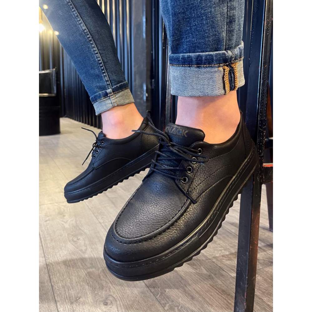 Günlük Ayakkabı T Siyah (Siyah Taban)